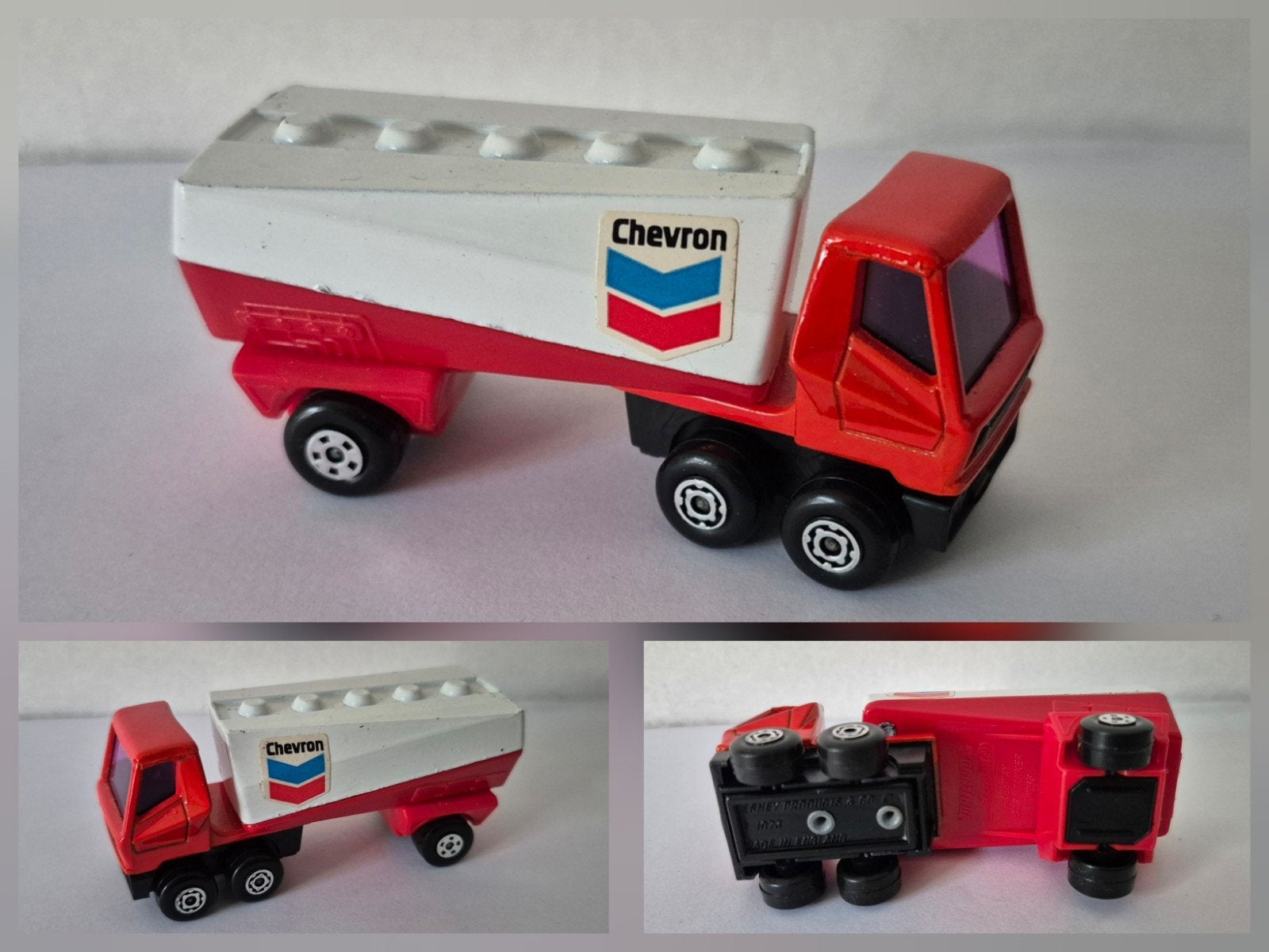 Matchbox SF 63-B Freeway gas tanker "Chevron", Ophalen of Verzenden, Zo goed als nieuw, Bus of Vrachtwagen
