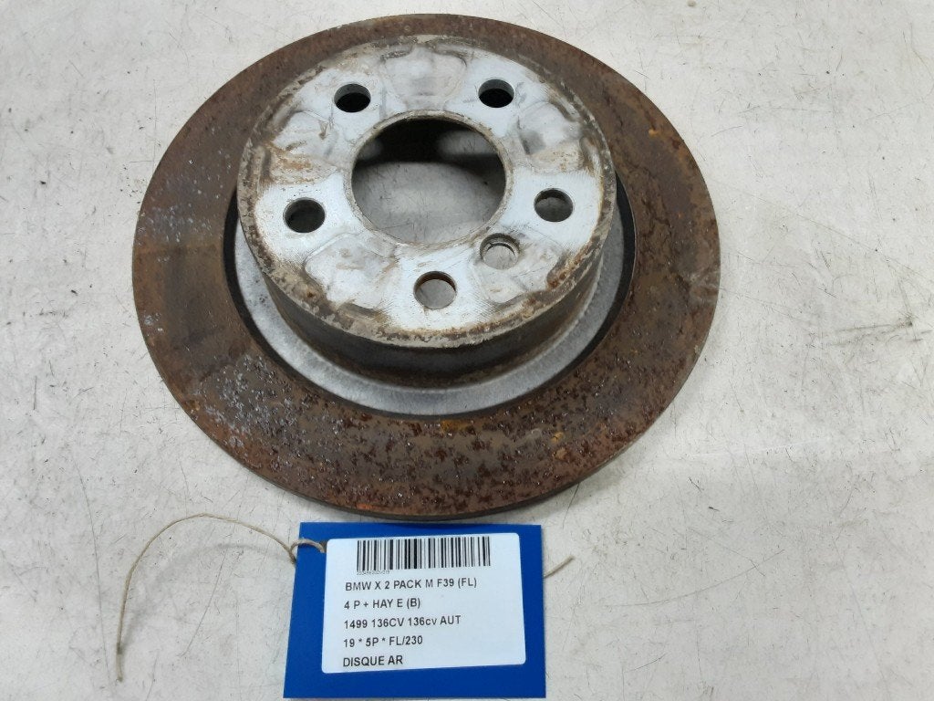 REMSCHIJF ACHTER BMW X2 (F39) (01-2017/10-2023), Gebruikt, Mevr. I. Hauben, BMW, Rue de l'Espoir 34 34
4030  GRIVEGNÉE, BE