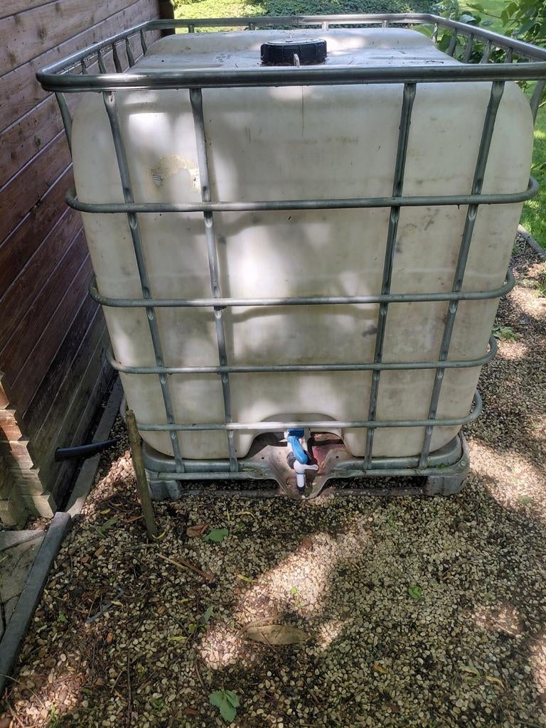 Regenton 1000 ltr, Ophalen, Met kraantje