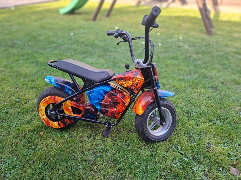 Pocket bike électrique 25 km/h, Fietsen en Brommers, Minibikes, Midibikes en Pitbikes, Zo goed als nieuw, Dirtbike, Schijfrem