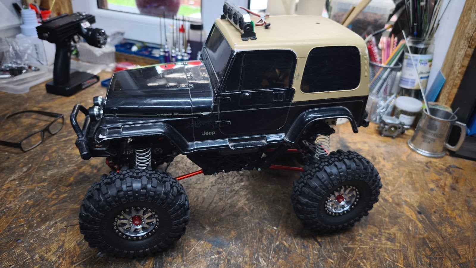 Crawler Tamiya CR 01, Elektro, Gebruikt, Auto offroad, Ophalen of Verzenden