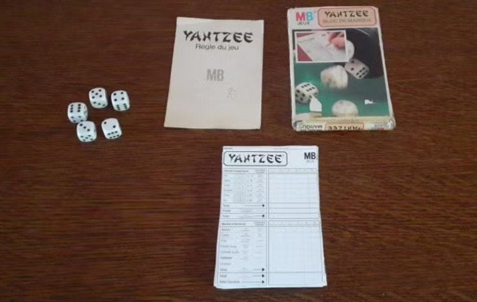 Jeu de voyage Yahtzee *, Envoi, Utilisé, Jeu de voyage