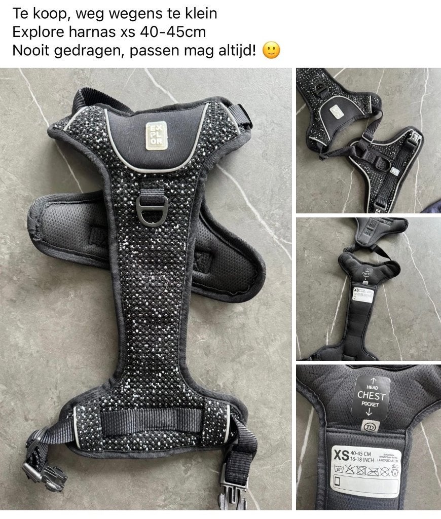 Harnas, Dieren en Toebehoren, Ophalen, Zo goed als nieuw, Hondenriem