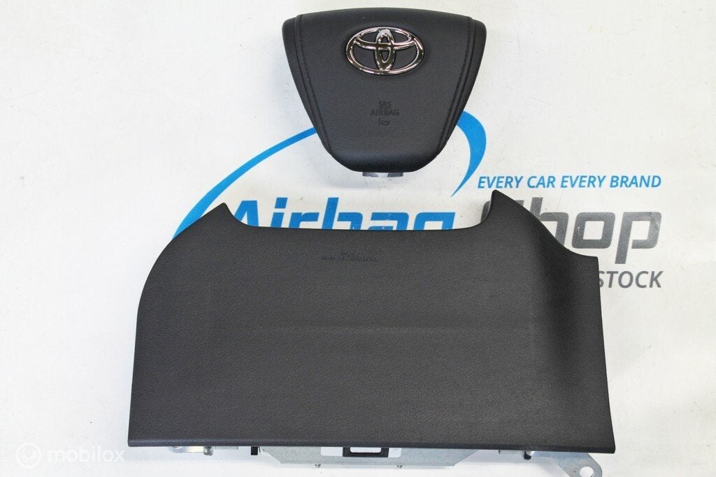 Volant + Airbag genou cuir Toyota Verso (2011-....), Enlèvement ou Envoi, Utilisé