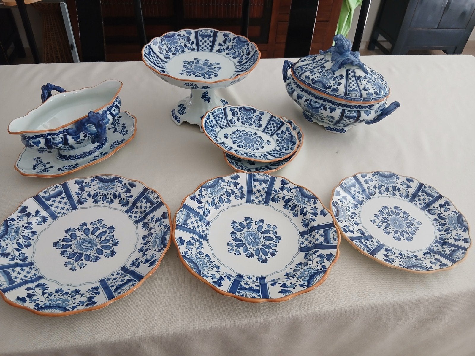 Faience OUD DELFT, Enlèvement