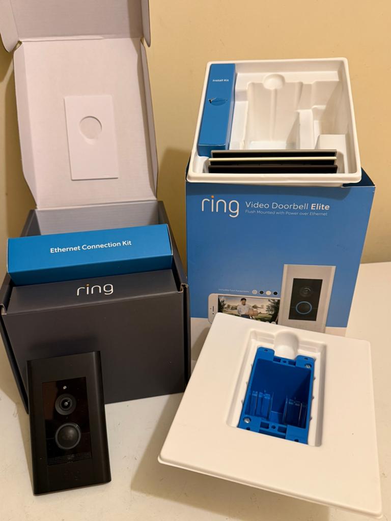 Ring video doorbell Elite, Enlèvement ou Envoi, Comme neuf, Caméra extérieure