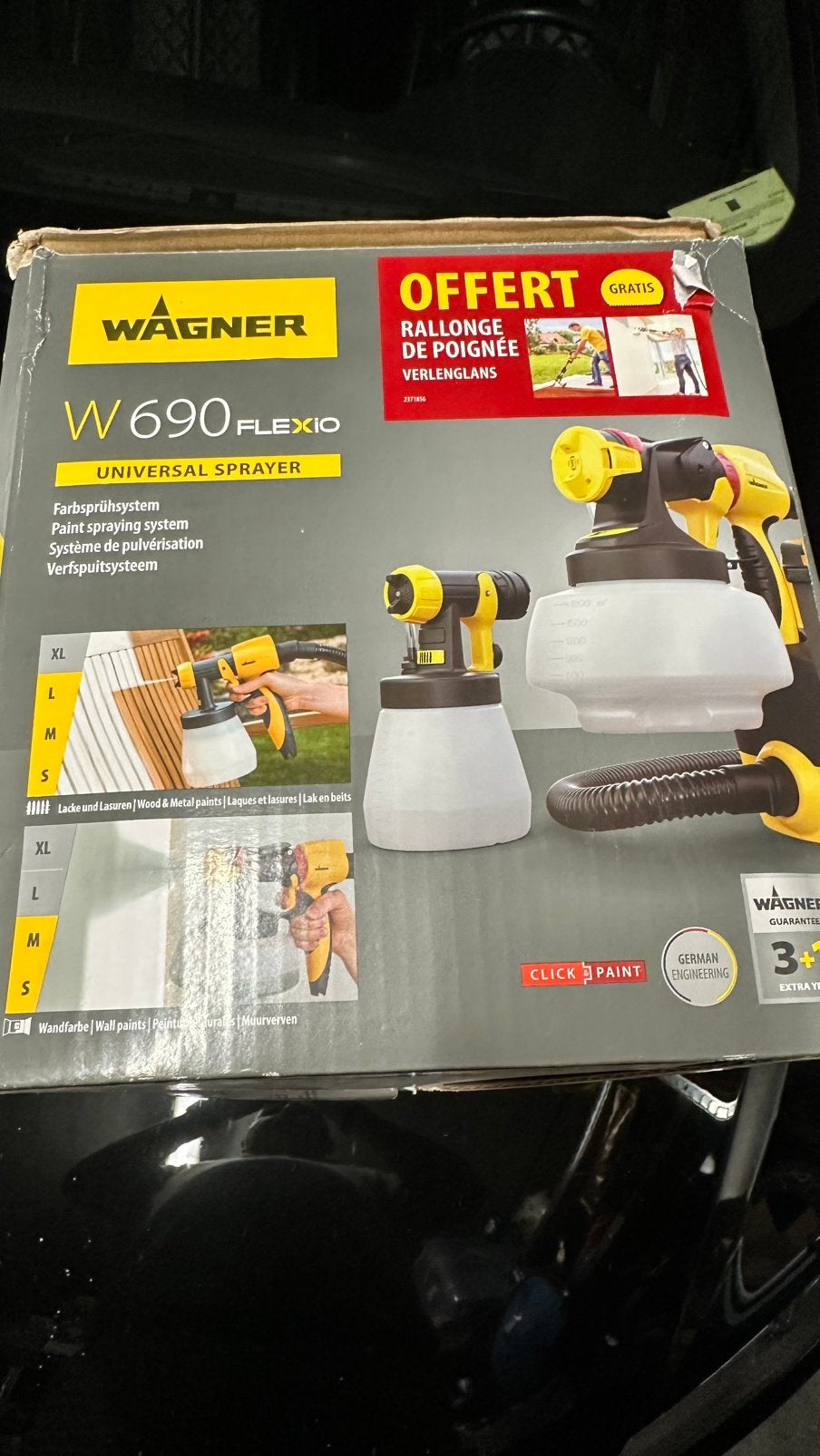 Pistolet pulvérisateur Wagner W690 Flexio, Enlèvement ou Envoi, Comme neuf