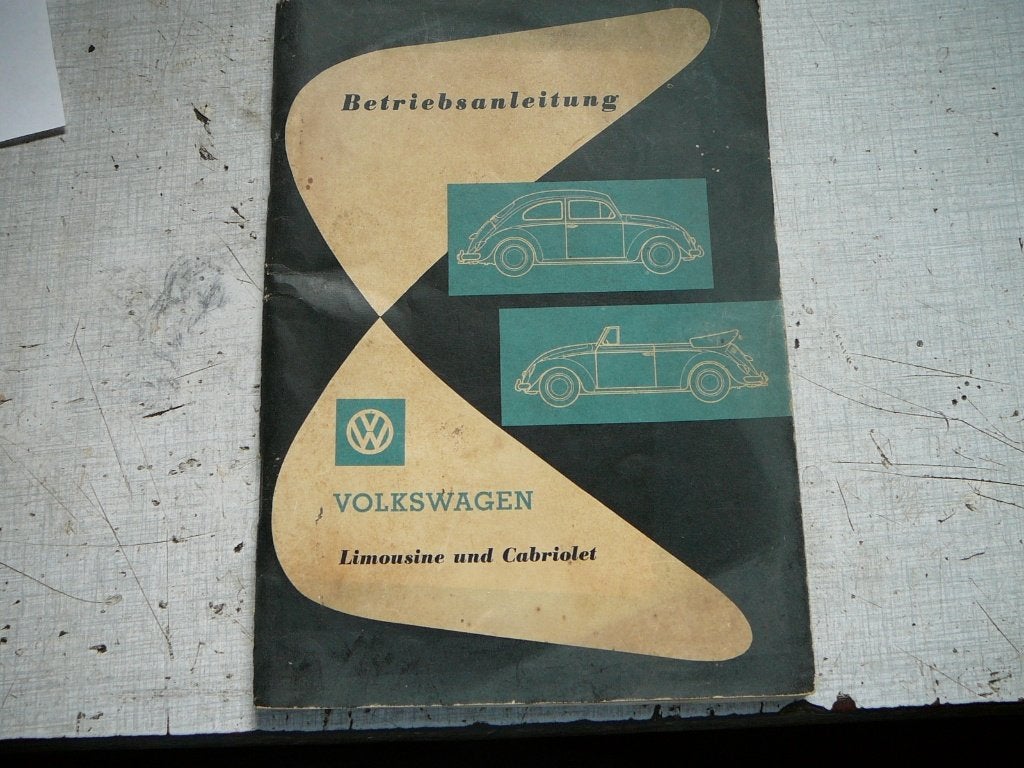 handleiding kever 1961 /duits, Auto diversen, Handleidingen en Instructieboekjes, Ophalen