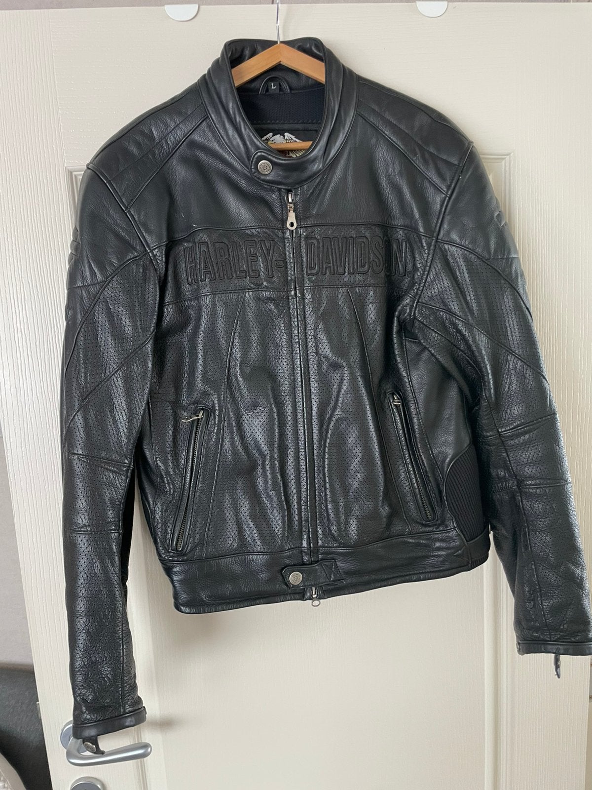 Harley Davidson jas, Ophalen, Zo goed als nieuw, Maat 38/40 (M)