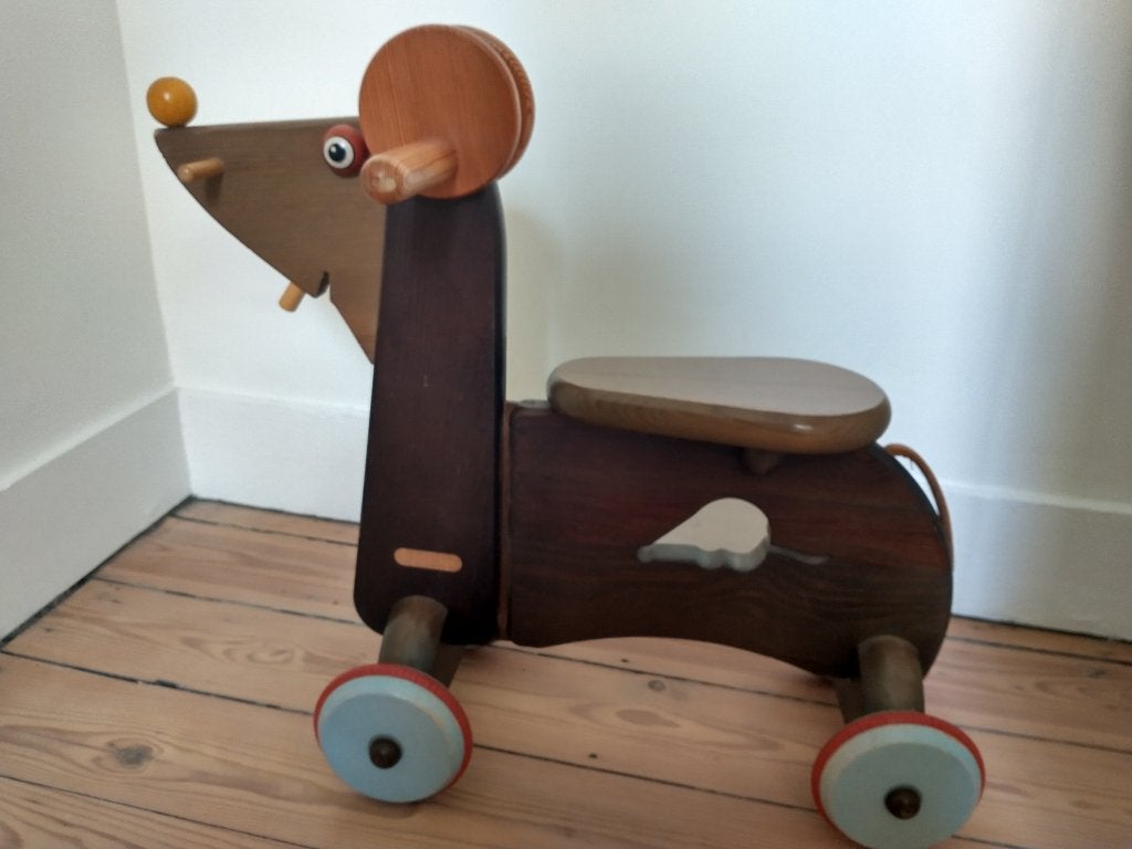 Loopwagen in de vorm van een muis, Ophalen, Gebruikt