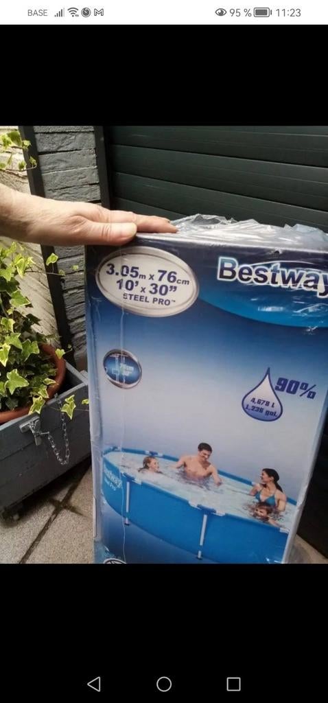 Piscine, Enlèvement
