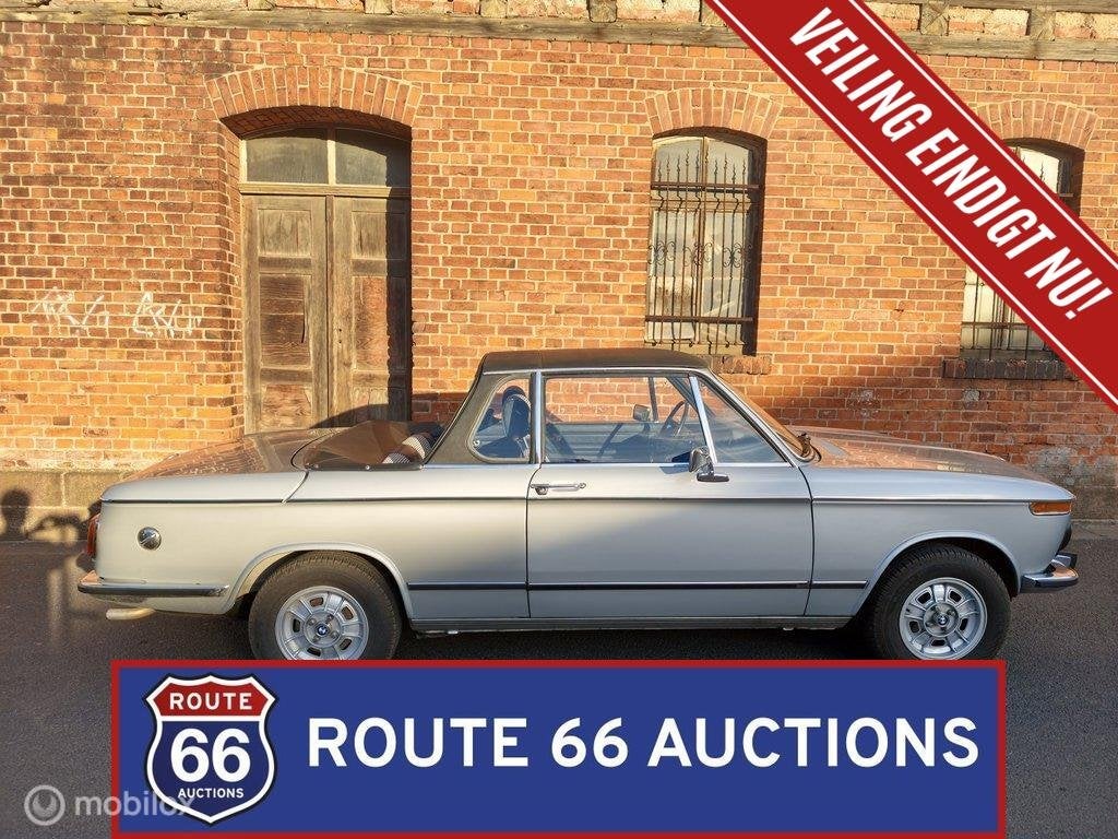 BMW 2002 Cabriolet | 1974 | Route 66 Auctions, Achat, Entreprise, Boîte manuelle, Autre carrosserie