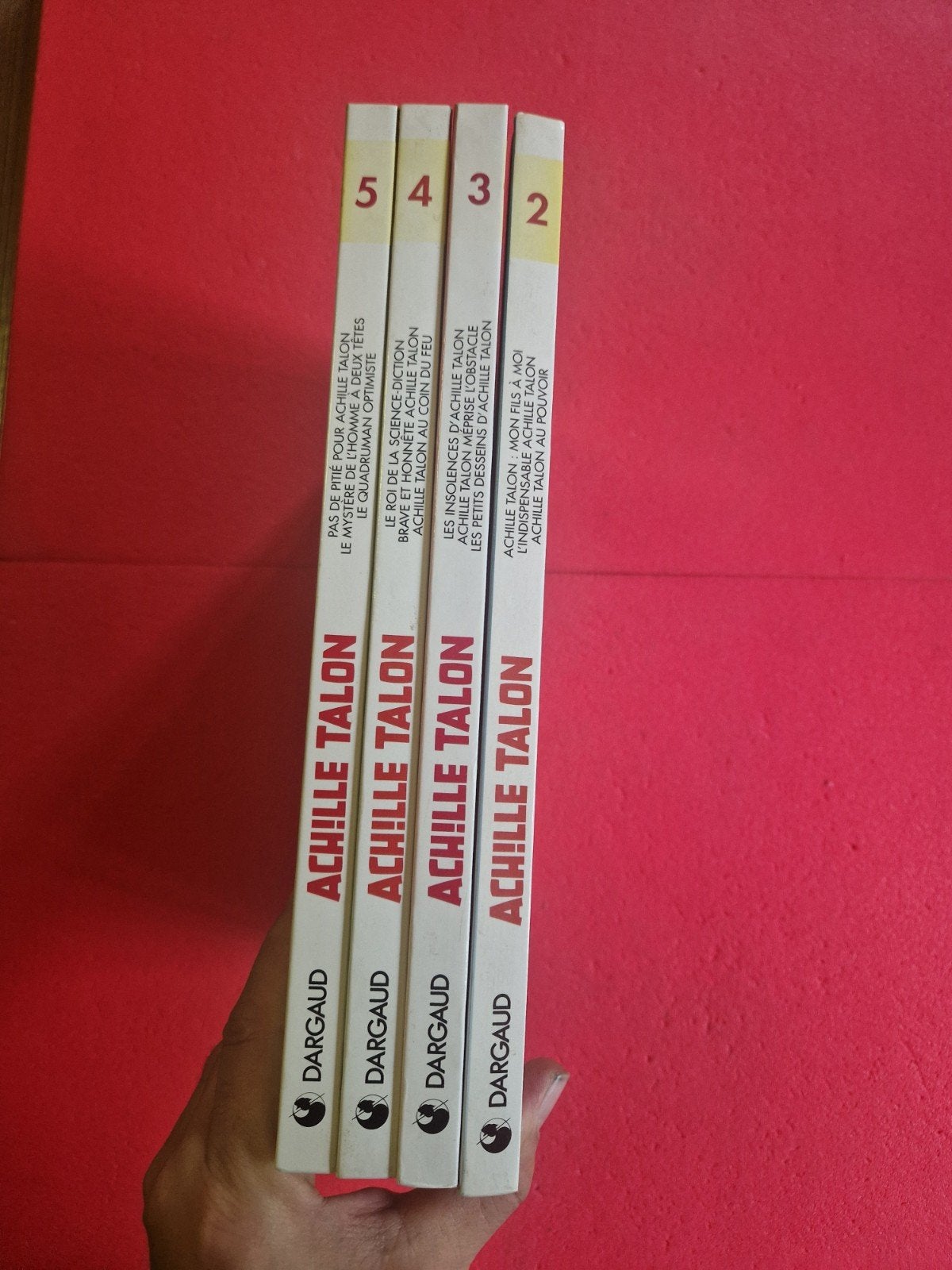 lot de 4 bd Achille talon intégral 2 à 5, Enlèvement ou Envoi