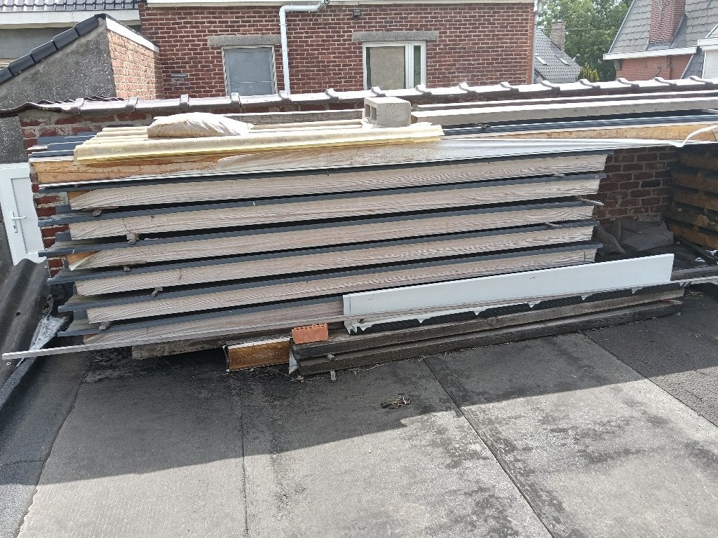 JORIS IDE DAKPLATEN  JI roof 1000 dikte 100 mm, Bricolage & Construction, 15 m² ou plus, Autres couleurs, Enlèvement, Utilisé