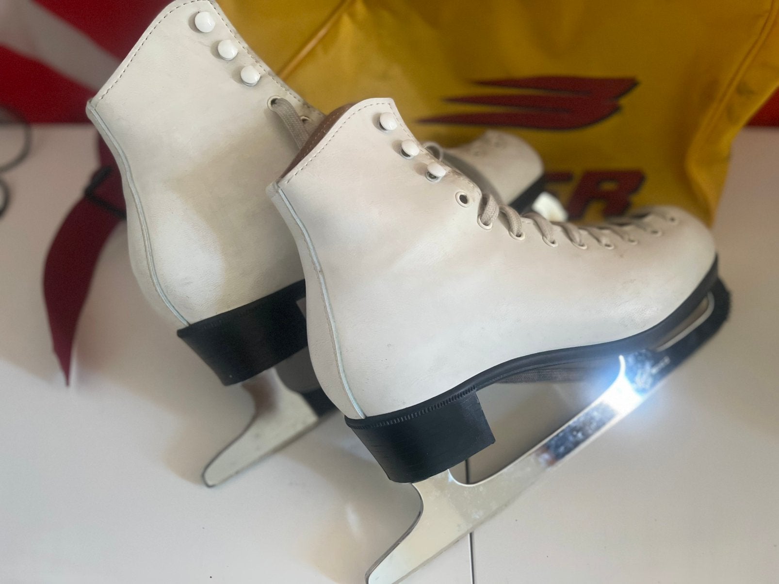 Patins à glace Risport blancs – Patinage artistique, Enlèvement, Patinage artistique