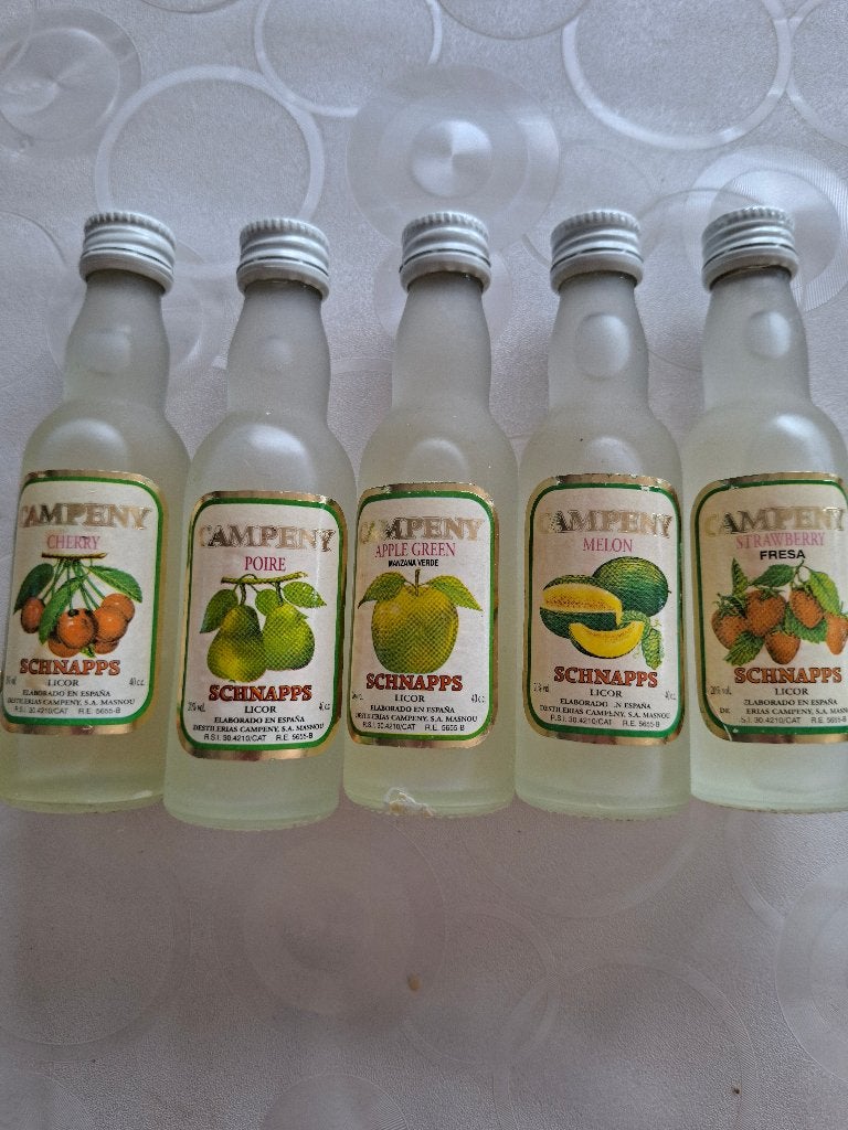 Lot de 5 mignonettes Campeny, Envoi