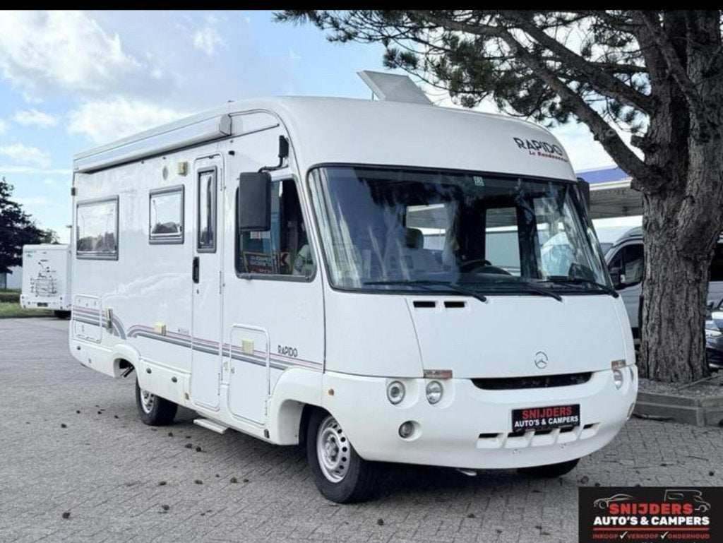 Camper Rapido 2000 Mercedes motor (NL), Integraal, Ringverwarming, 6 tot 7 meter, Alarme