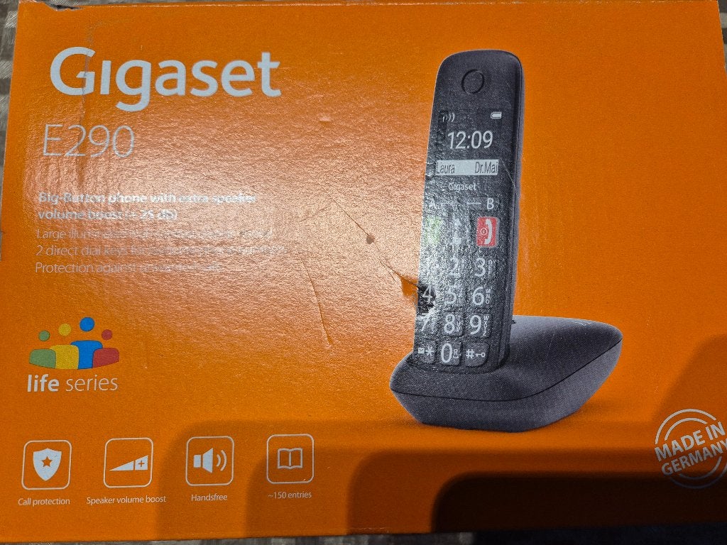 gigaset a290, Ophalen, Zo goed als nieuw, Stralingsarm
