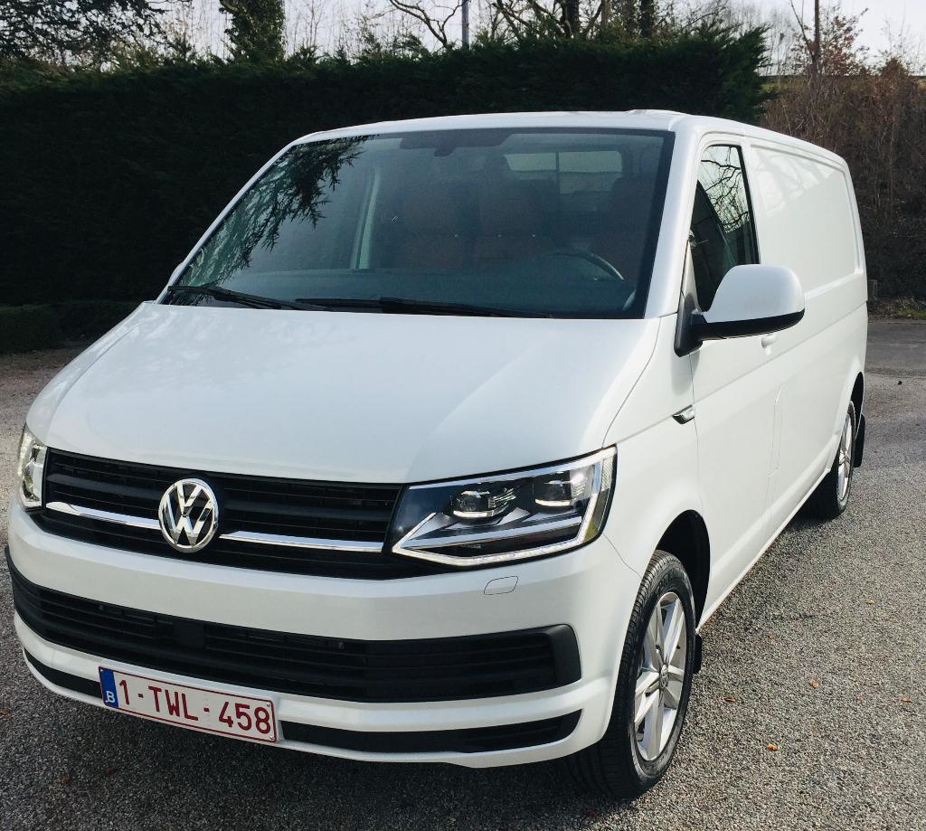Volkswagen  Transporter LWB DSG 204ch, Cuir, 3 places, Volkswagen, Phares entièrement LED