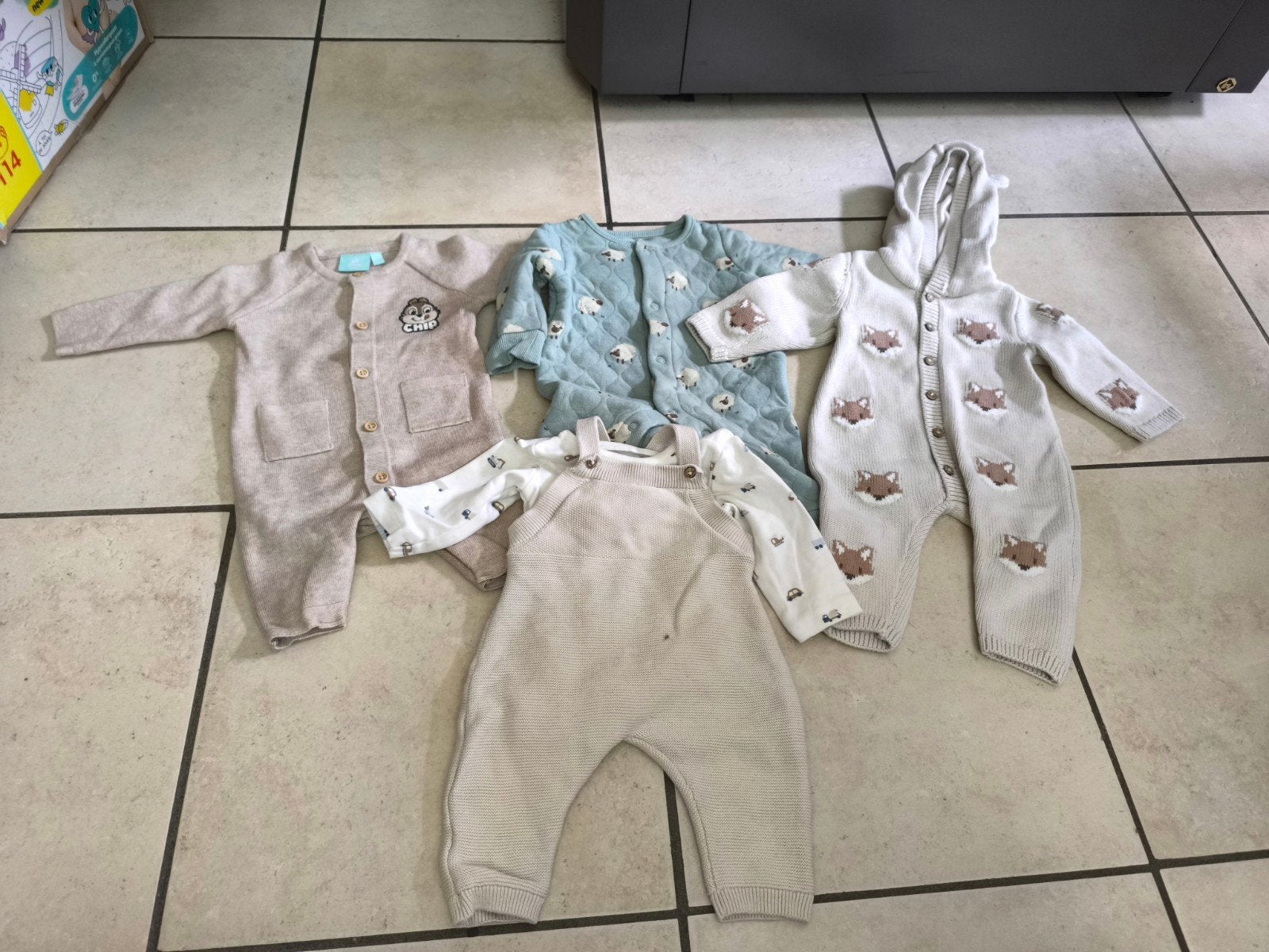 Lot de vêtements taille 56 cm, Kinderen en Baby's, Babykleding | Maat 50, Ophalen