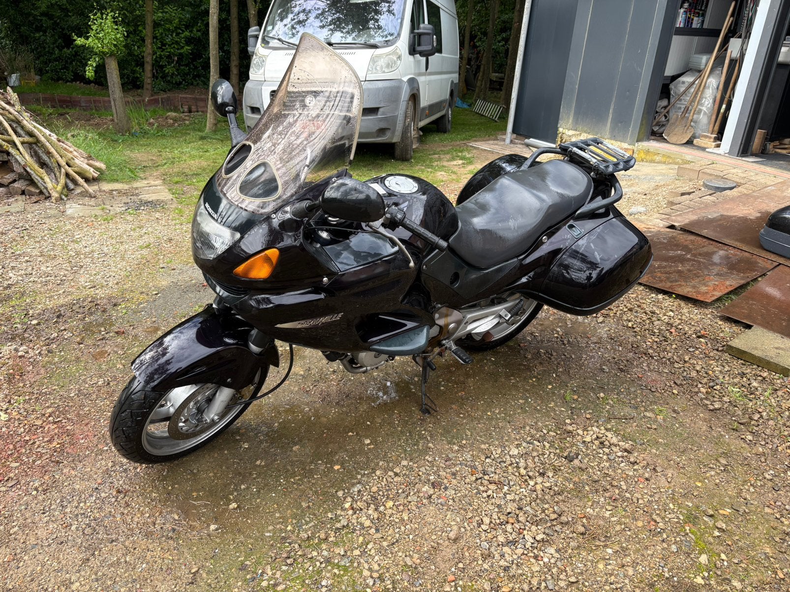 Honda deauville 650cc, Motoren, Motorrijbewijs A, Gebruikt, Particulier, Meer dan 35 kW