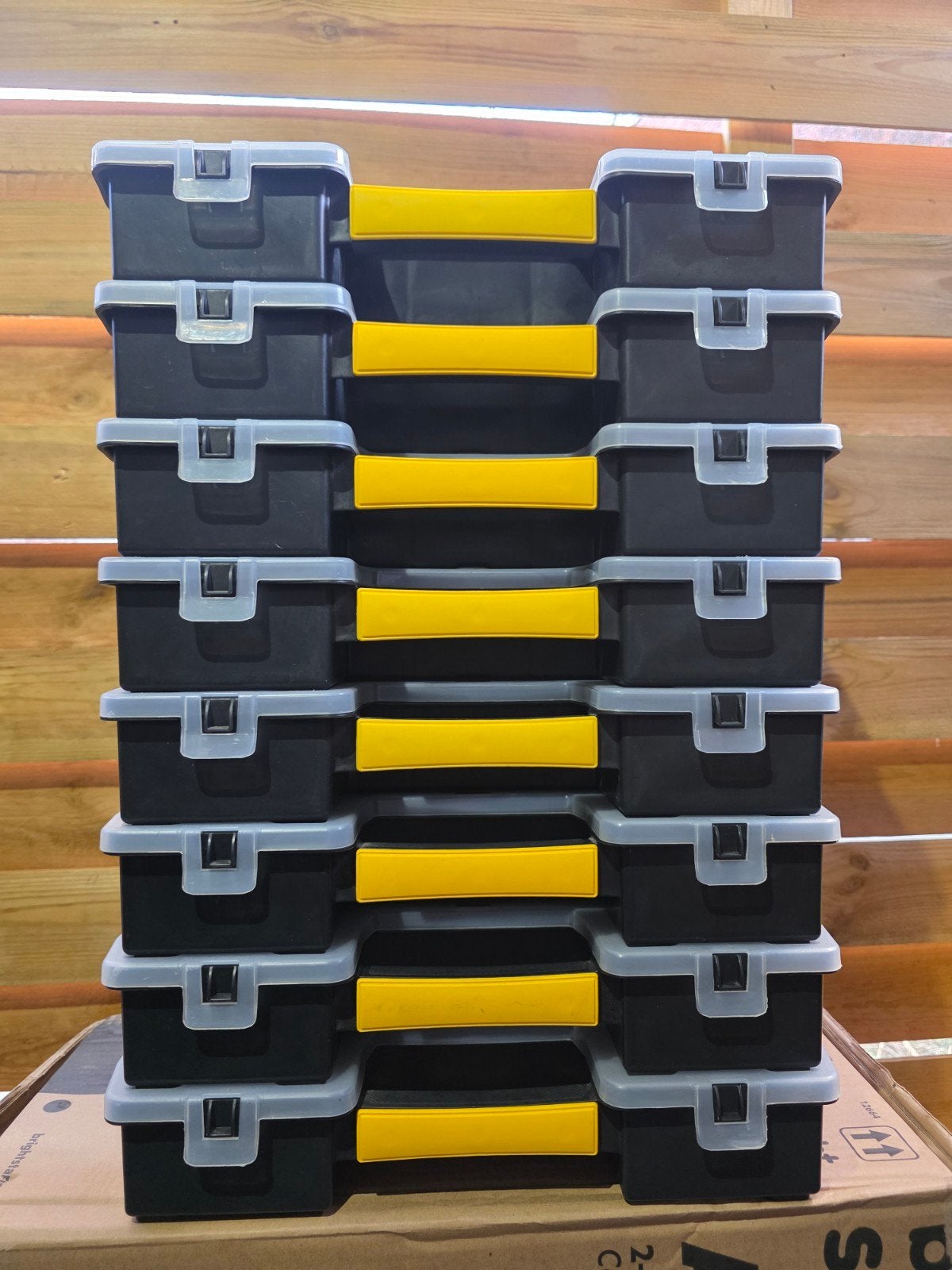 Ensemble de 8 boîtes d'assortiment Stanley SortMaster (37,5, Enlèvement ou Envoi, Repliable, Moins de 35 cm, Comme neuf