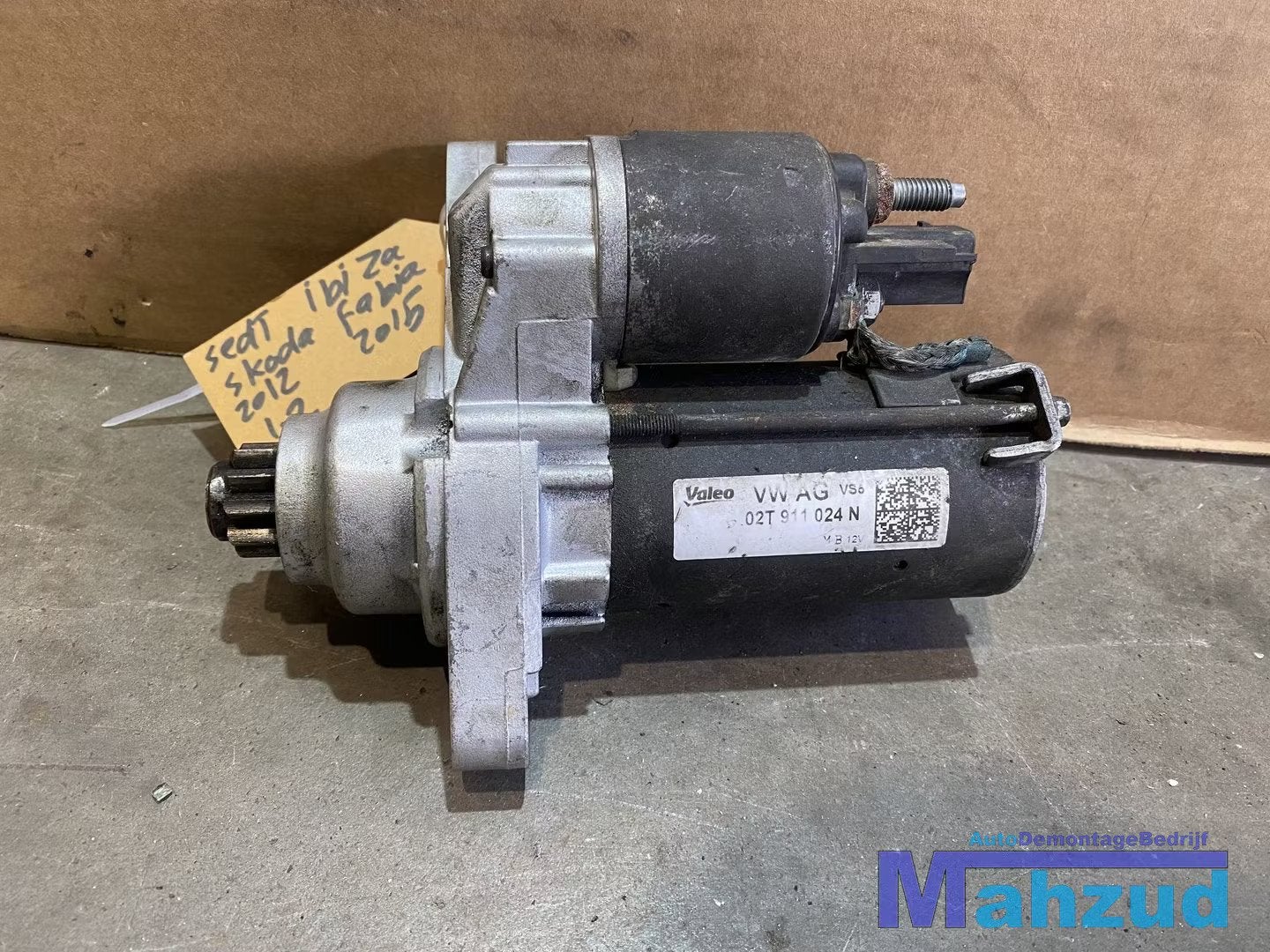 VW AUDI SEAT SKODA 1.2 Startmotor 02T911024N 02T911024, Autovia A-2, Km 585 585
08760  Martorell, ES, SEAT S.A., Utilisé, Customercare@seat.es