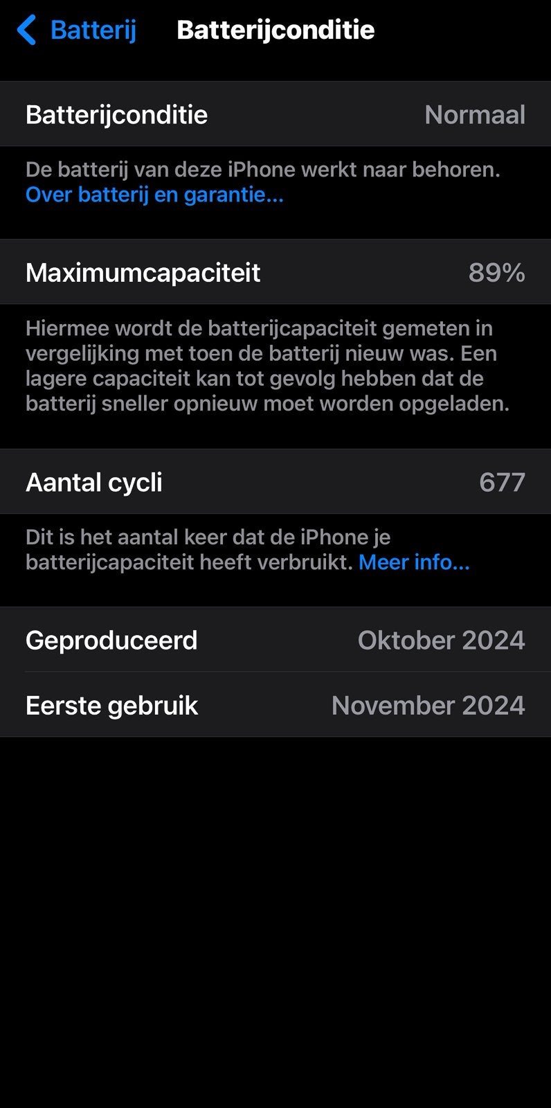 Iphone 16 pro max, Télécoms, 89 %, IPhone 16 Pro Max, Comme neuf, Enlèvement