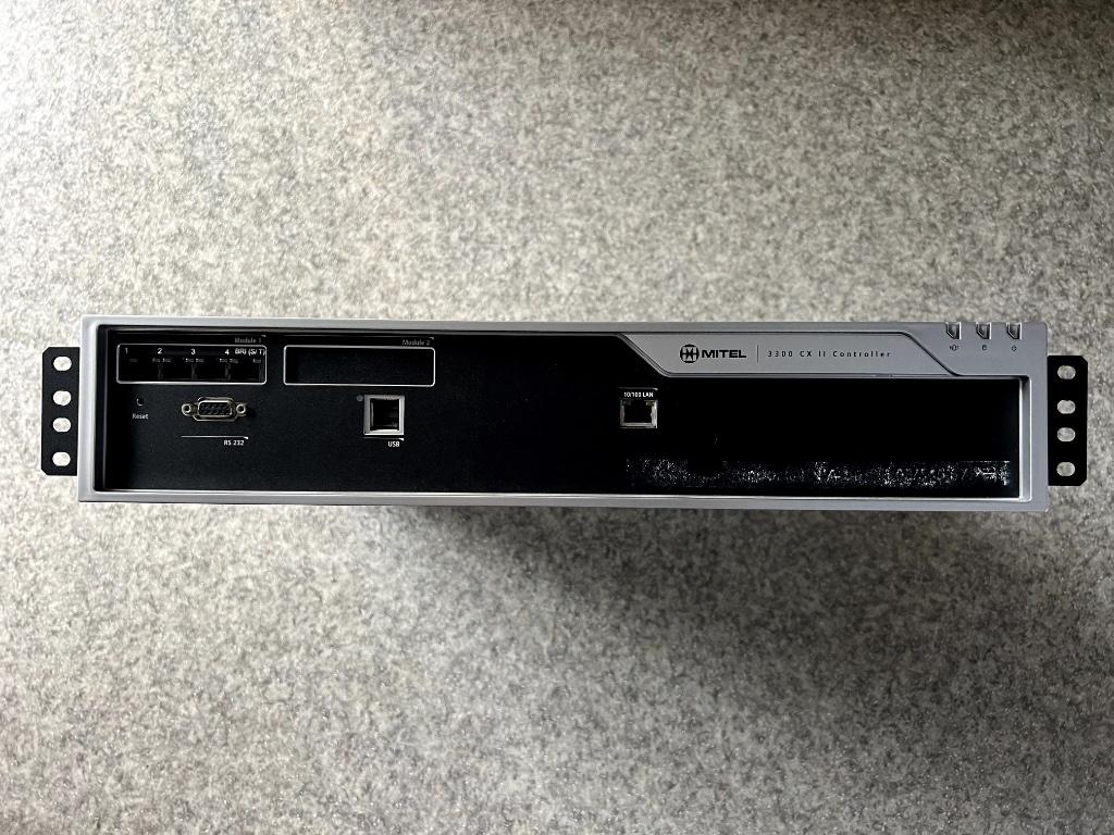 MITEL 3300 CX II CONTROLLER (incl. rackmount), Enlèvement, Utilisé, Accessoires