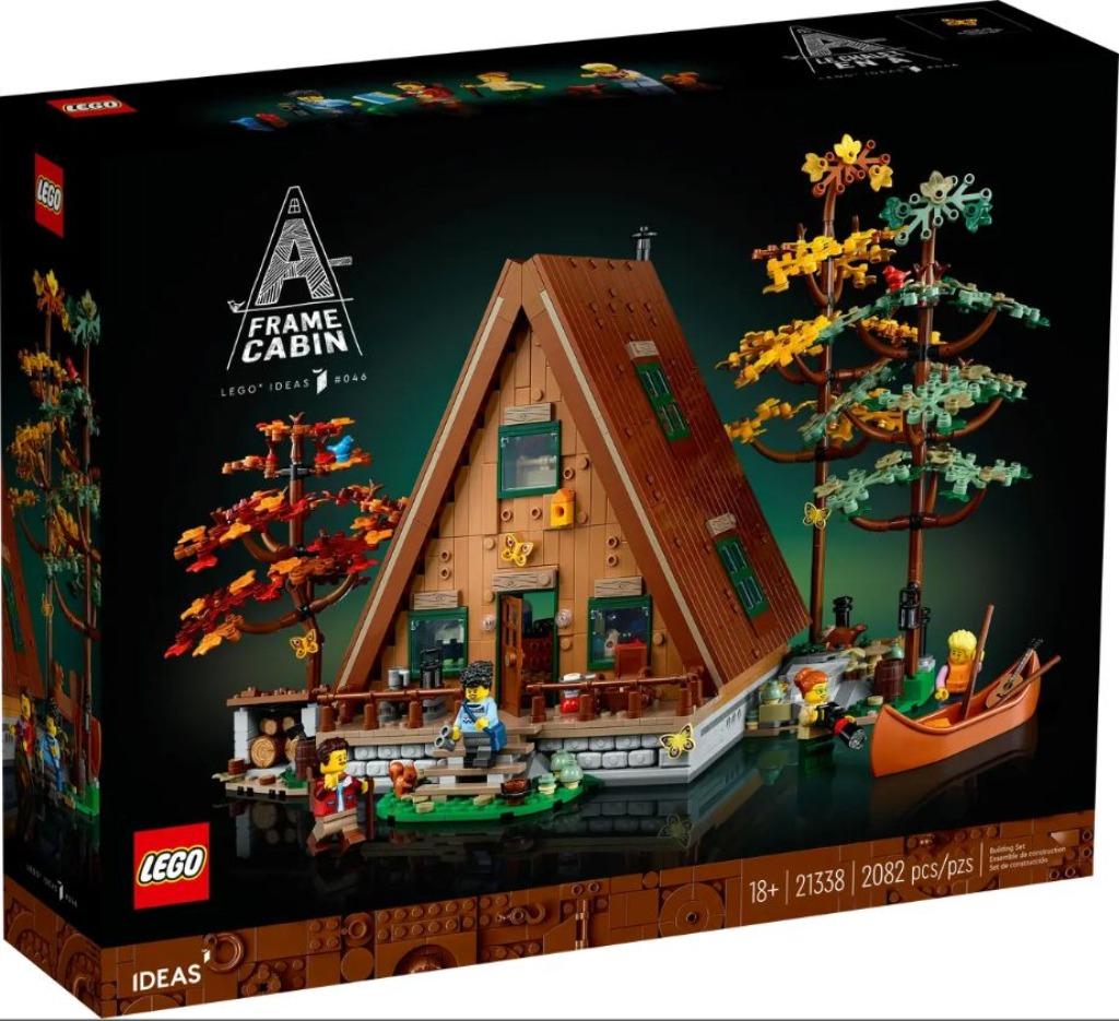 LEGO A-Frame Cabin (21338), Ophalen of Verzenden, Gebruikt, Complete set, Lego