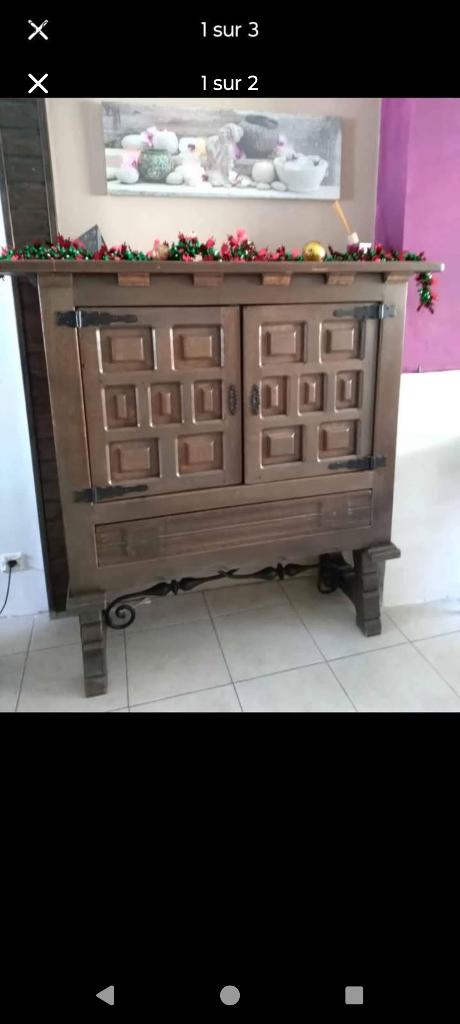 Smeedijzeren dressoir. Spaanse renaissancestijl, Ophalen