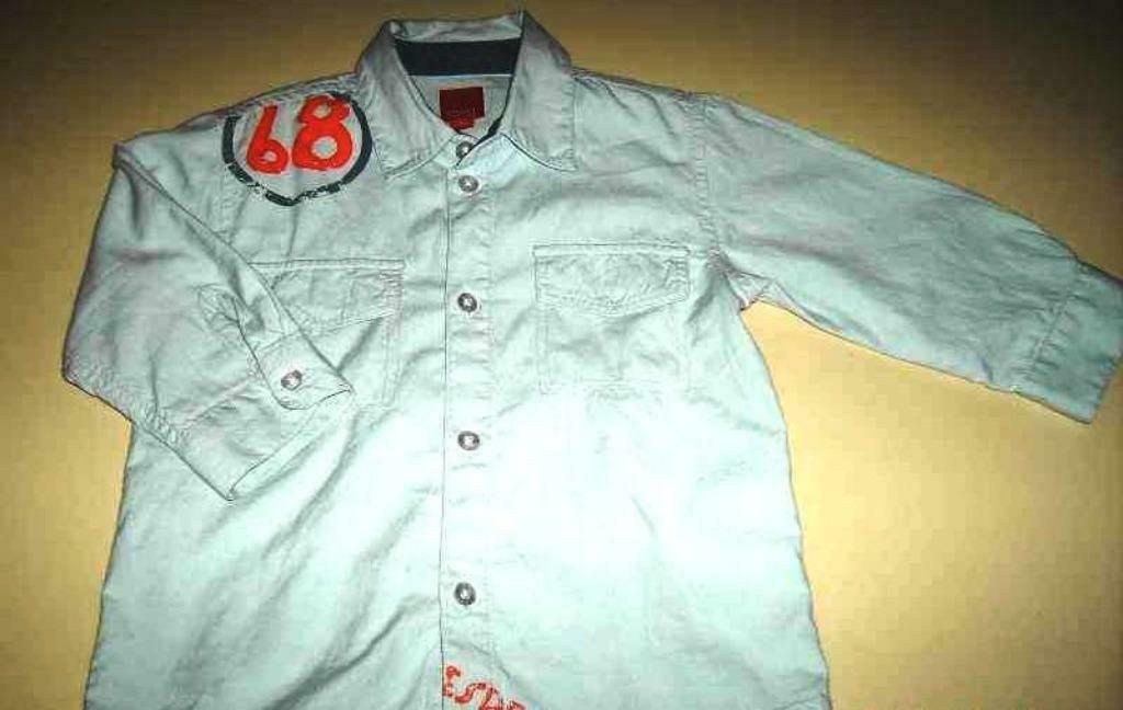 Mooi blauw hemd - Esprit - maat 92, Kinderen en Baby's, Kinderkleding | Maat 92, Overhemd of Blouse, Ophalen of Verzenden, Zo goed als nieuw