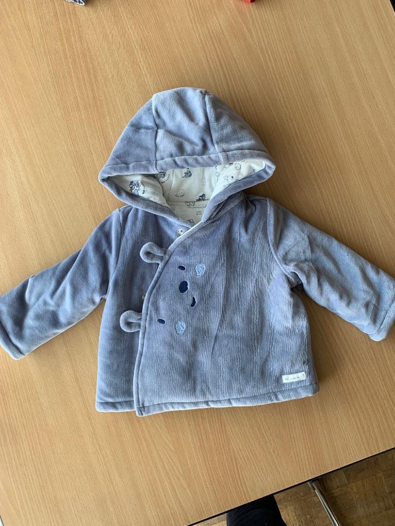 Combinaison Nookie’s 6m (68cm) beige et veste Major bleu, Neuf, Garçon, Enlèvement ou Envoi, Pull ou Veste