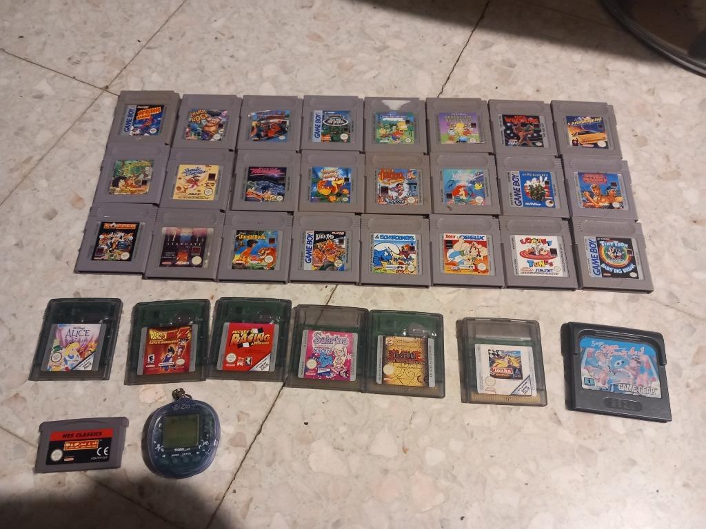 Gameboy games color gamegear tamagoychi tiger zazoo, Enlèvement ou Envoi