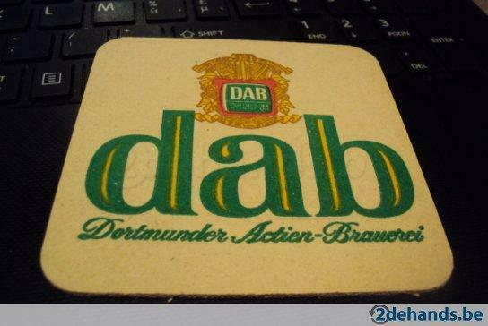 dab, Verzamelen, Biermerken, Gebruikt