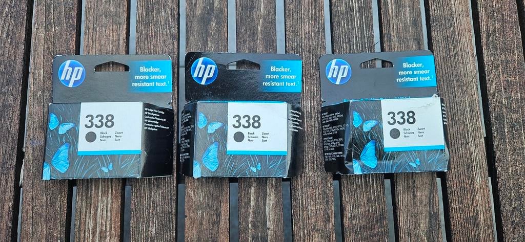 HP 338 inktcartridge, Ophalen of Verzenden, Zo goed als nieuw
