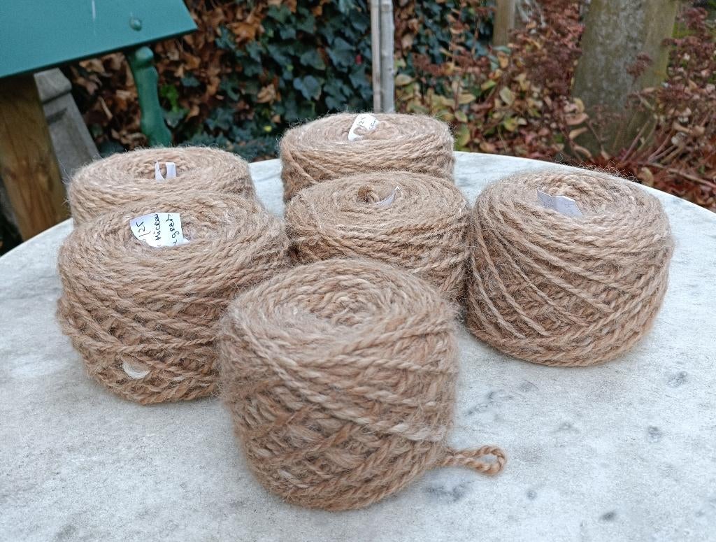100% ALPACA getwijnd 2-draad wol garen Geen toevoeging 840gr, Ophalen of Verzenden, Nieuw, Breien of Haken, Wol of Garen