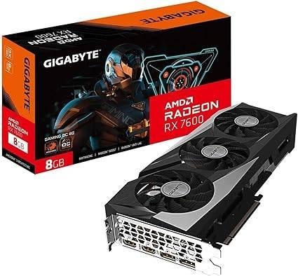 Gigabyte Radeon RX 7600 | 8 Go | LIVRAISON GRATUITE, Neuf, -, GIGABYTE, -