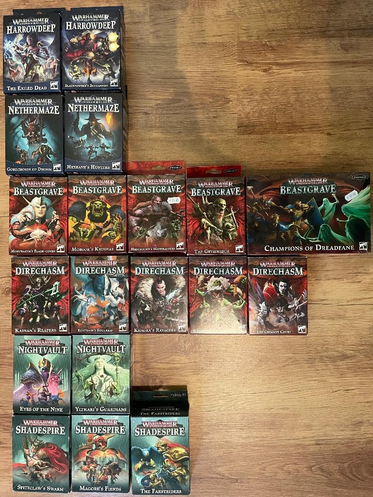 Warhammer Underworlds Warbands allerhande, Ophalen of Verzenden, Nieuw, Warhammer, Figuurtje(s)
