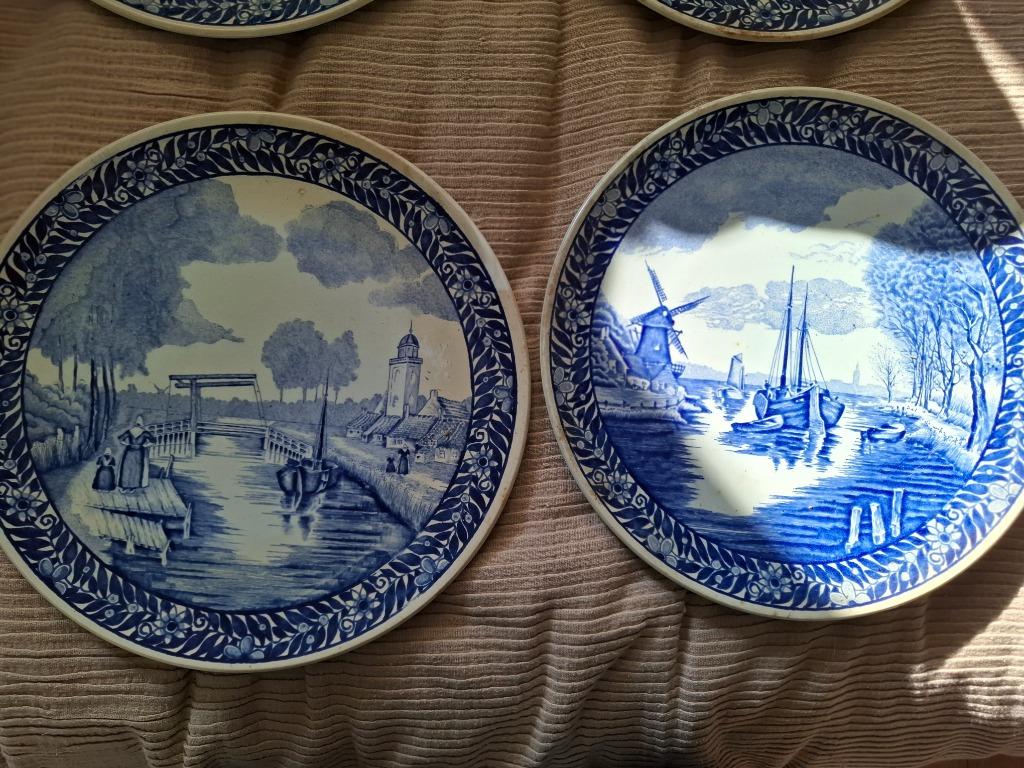 4 assiettes vintage bosh, Ophalen of Verzenden