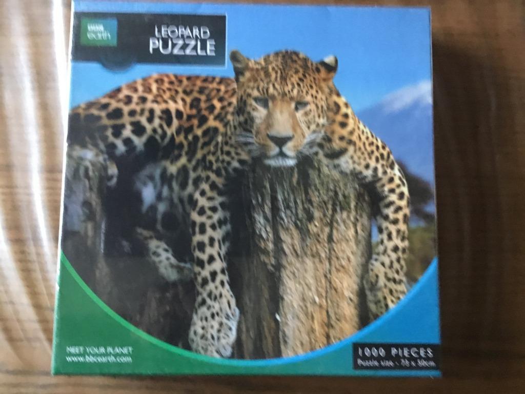 Puzzel BBC earth 1000 stukjes Luipaard (NIEUW), Ophalen of Verzenden, 500 t/m 1500 stukjes, Nieuw, Legpuzzel