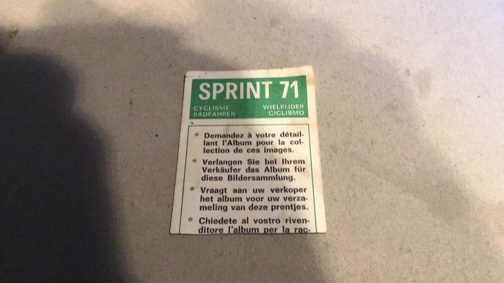 Sprint 71(d8’1), Ophalen of Verzenden, Gebruikt, Sticker