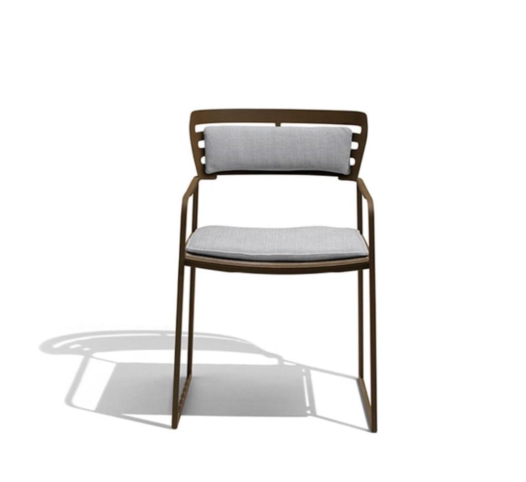 Giorgetti 2x GEA armchair stoel NP€2.400,- NU € 750,-/stuk, Enlèvement, Comme neuf, Métal