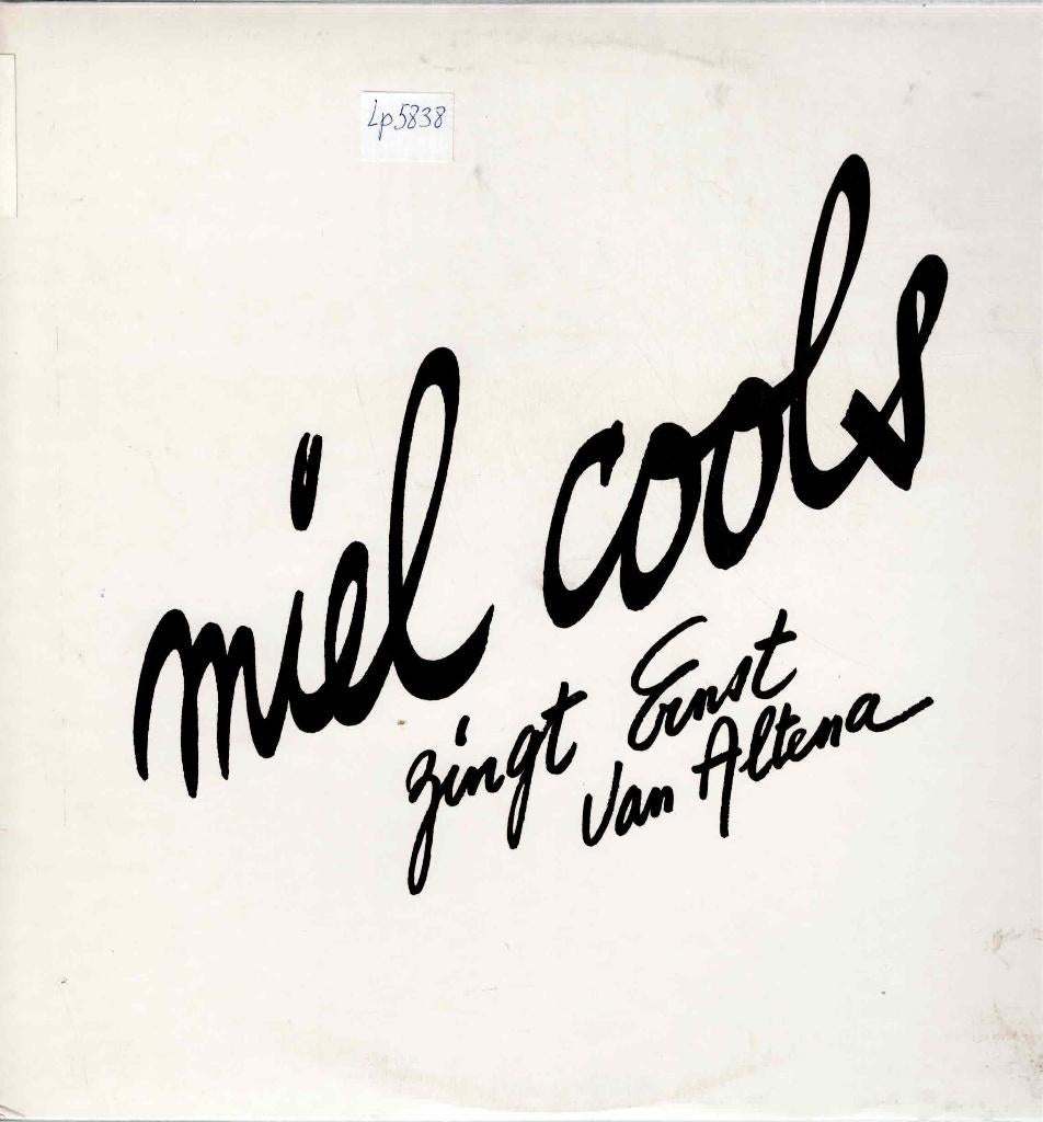 Vinyl, LP   /  Miel Cools – Miel Cools Zingt Ernst Van .., Enlèvement ou Envoi, Autres formats