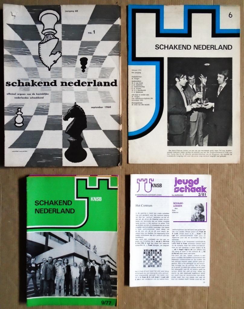 Schakend Nederland (25 ex.) & Jeugdschaak (4 ex.) - 1960/81, Enlèvement ou Envoi, Utilisé, K. N. S. B.