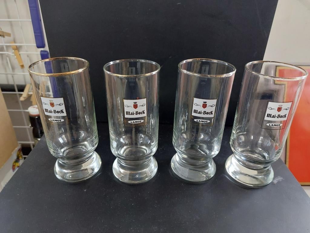 Mai-bock Lamot, Verzamelen, Ophalen of Verzenden, Zo goed als nieuw, Bierglas