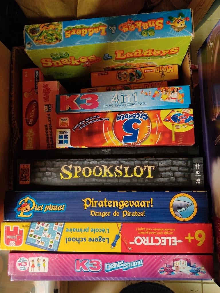Allerlei gezelschapsspellen, Ophalen of Verzenden, Gebruikt