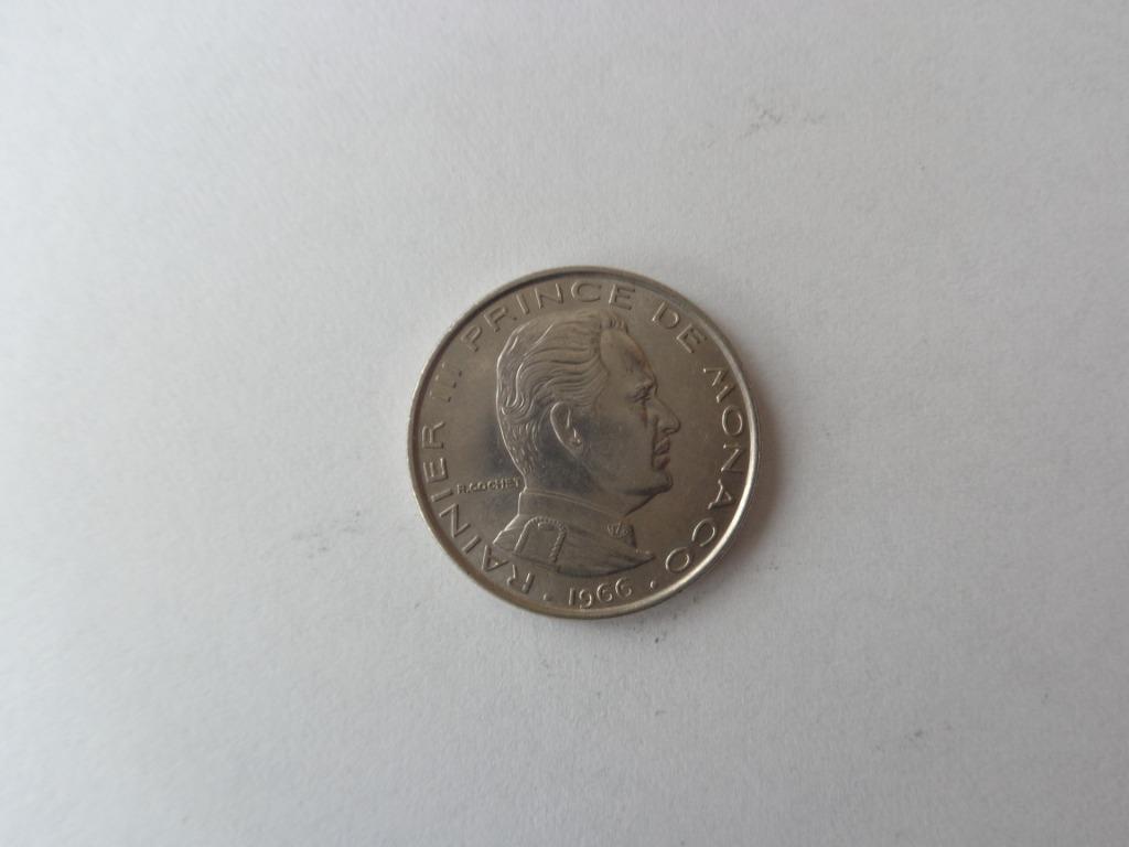 1 ancienne pièce de 1 franc de Monaco 1966, Enlèvement