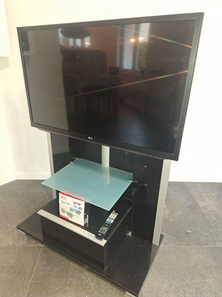 TV 3D + meuble TV, TV, Hi-fi & Vidéo, Enlèvement, Utilisé, LG