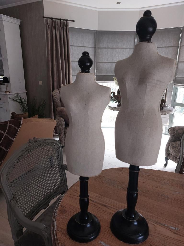 2 paspopjes 78 cm en 67 cm, Antiek en Kunst, Ophalen